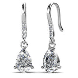 Krystal Couture Pretty Pea Earrings Embellished with SWAROVSKI Crystals