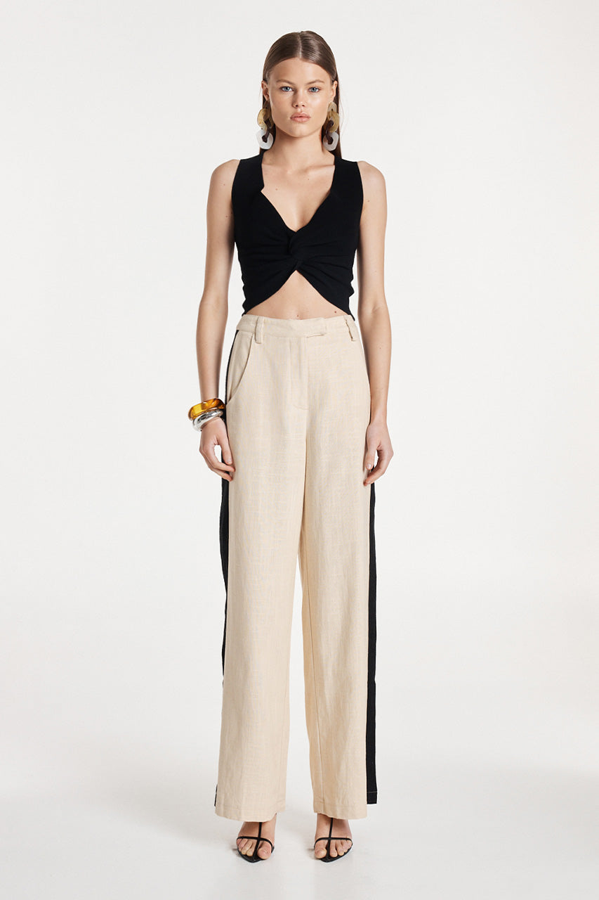 Madison The Label Nadene Pants - Oat