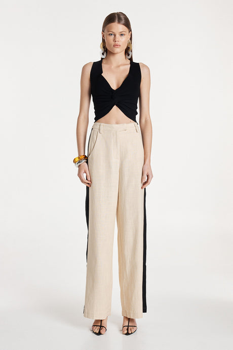Madison The Label Nadene Pants - Oat