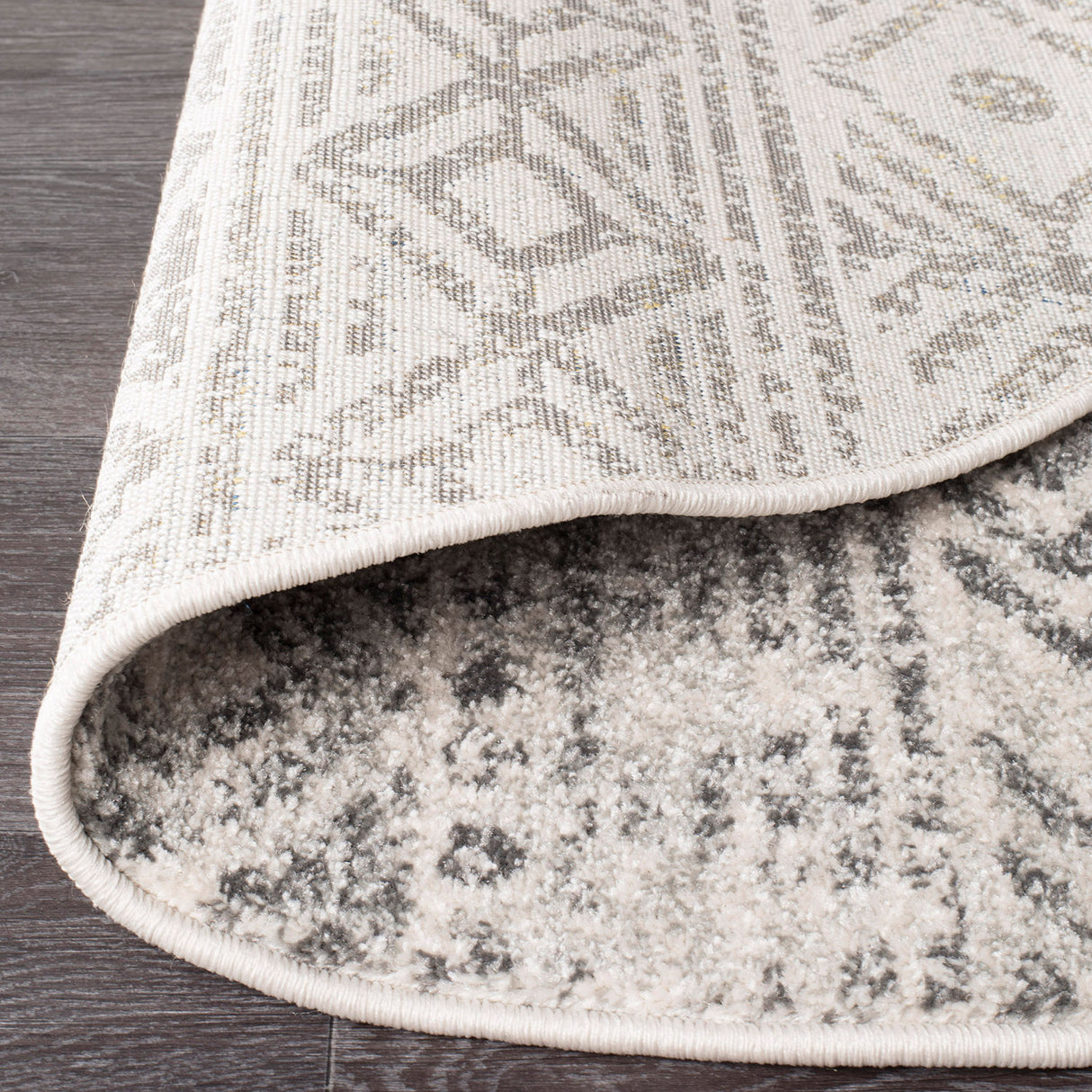 Oasis 456 Grey Round Rug