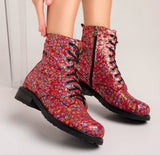 Bosccolo Womens Boots - Red