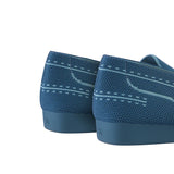 Comfortable Slip On Square Toe Loafers - Peacock