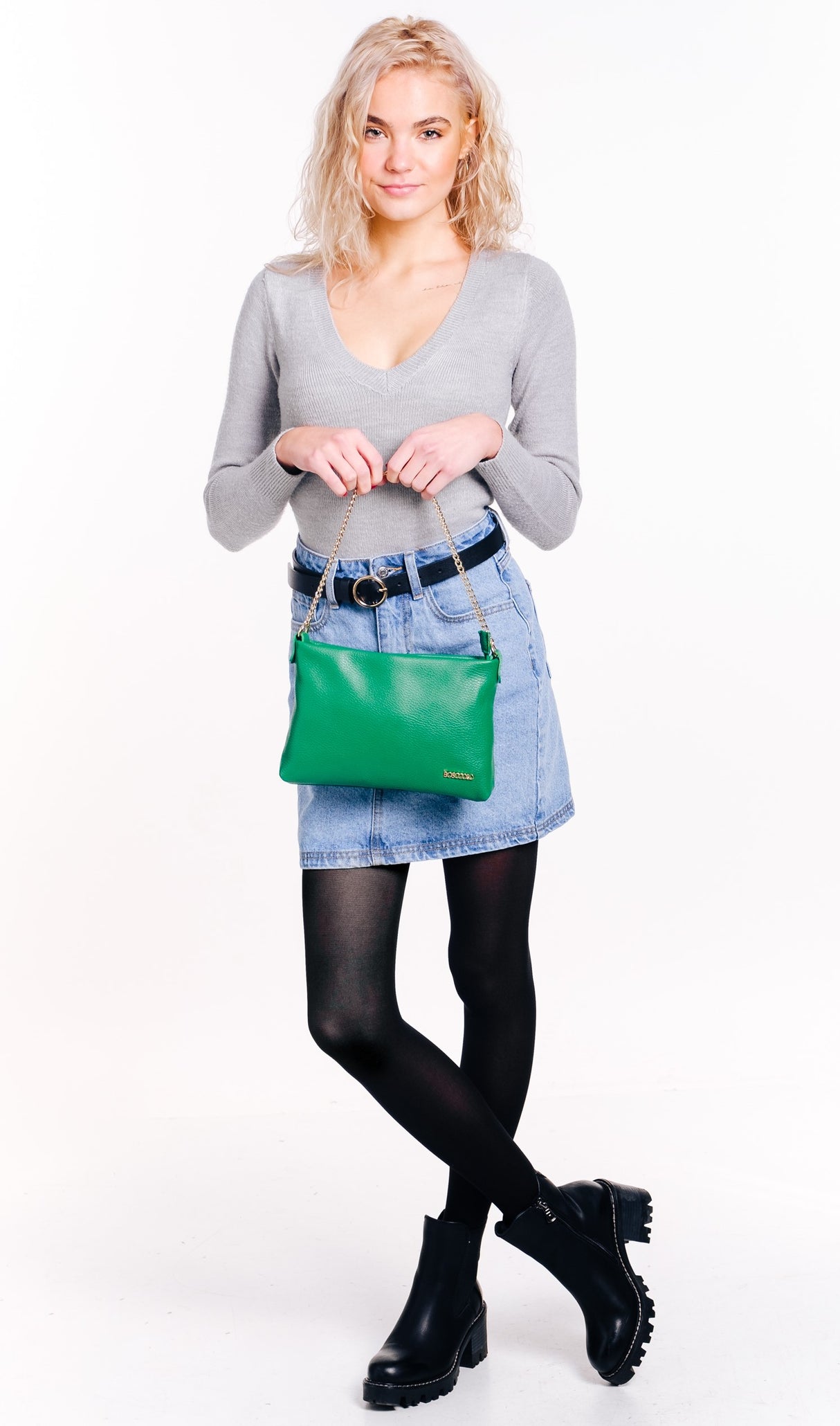 Bosccolo Shoulder Bag Design Strap - Green