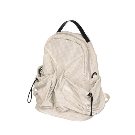 BAMEI Ultra-Light Waffle Backpack - Ivory