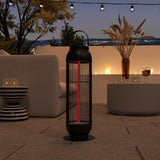 Havana s Portaheat 1000 Electric Heater Patio Stainless Steel Black