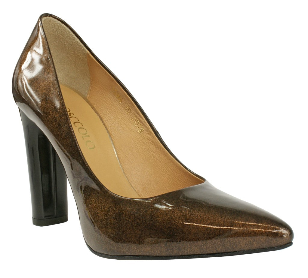 Bosccolo Womens Pumps - Dark Gold