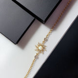Bullion Gold Celestial Opal Sun Bracelet