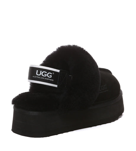 Australian Shepherd UGG Musa platform - Black