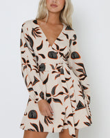 Lost In Lunar Women's Jamie Mini Dress - Fall Print