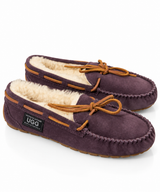 Australian Leather Ugg Moccasin Slippers - Purple - AU4