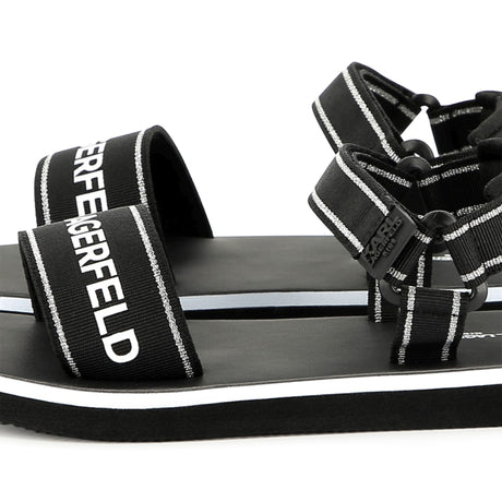 Karl Lagerfeld Girls Fete Musique D3 Sandals - Black