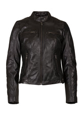 Womens Black Leather Jacket