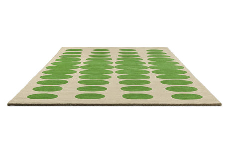 Orla Kiely Optical Oval Green - Cream 157707 Rug