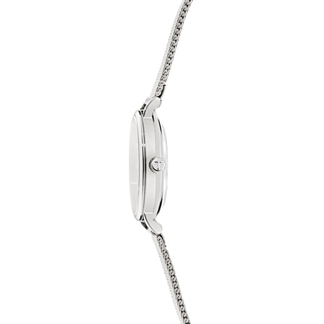 Ted Baker Womens Staciie 28mm Mother of Pearl Dial with Silver-Tone Mesh Strap