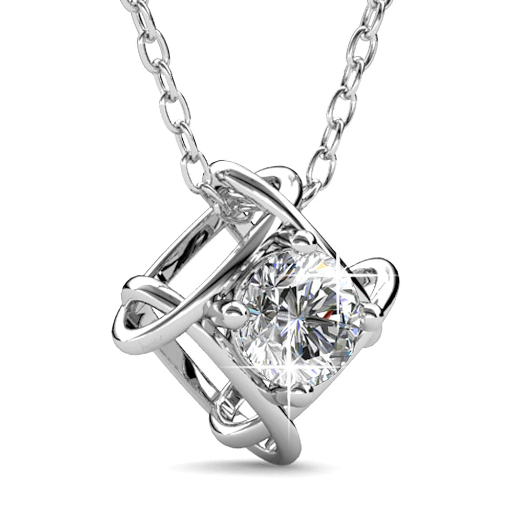 Krystal Couture Majestic Beauty Necklace Embellished with SWAROVSKI Crystals