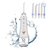 TODO Rechargeable Water Dental Jet Pick Flosser 5 Mode 110 PSI 2000mAh 3.7V Travel Oral Irrigator