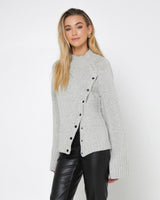 Madison The Label Annalise Knit Jumper - Grey