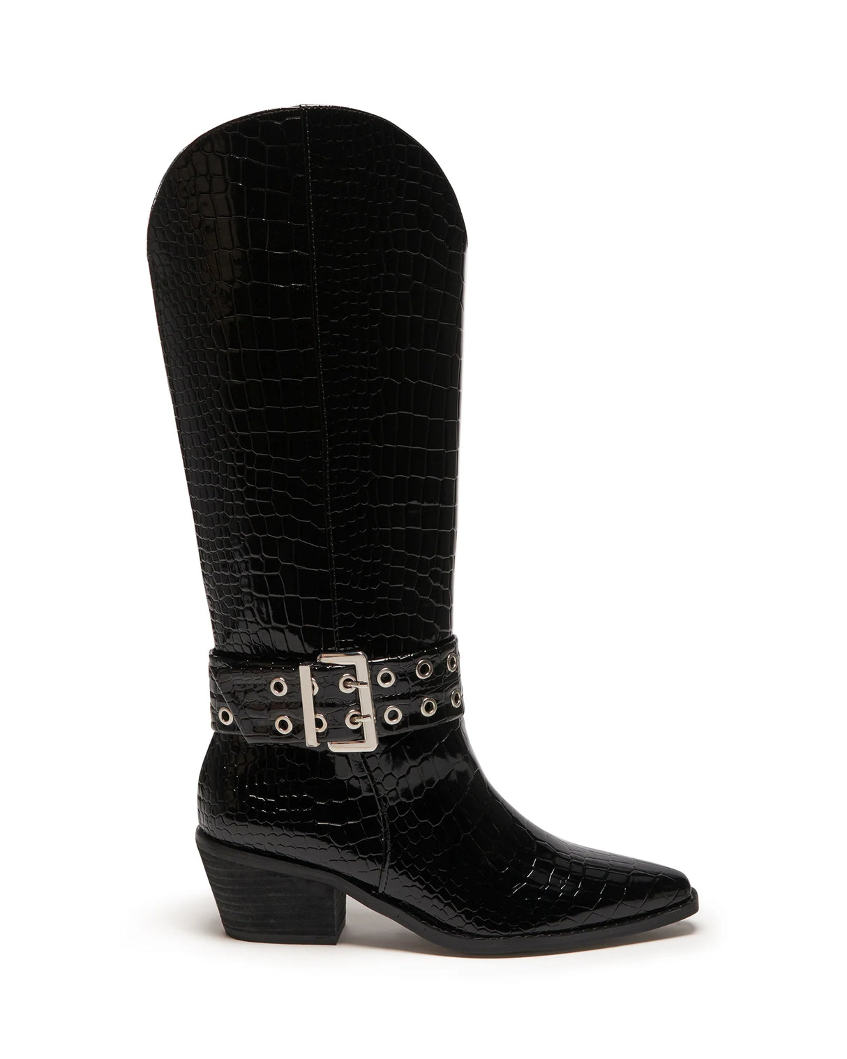 Therapy Maiden Black Patent Croc