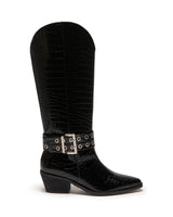 Therapy Maiden Black Patent Croc