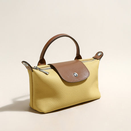 Classic Waterproof Pouch Top Handle Bag - Yellow