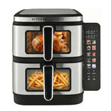 Kitchen Couture 11L Clear View Colour Vertex Dual Draw S/S Air Fryer