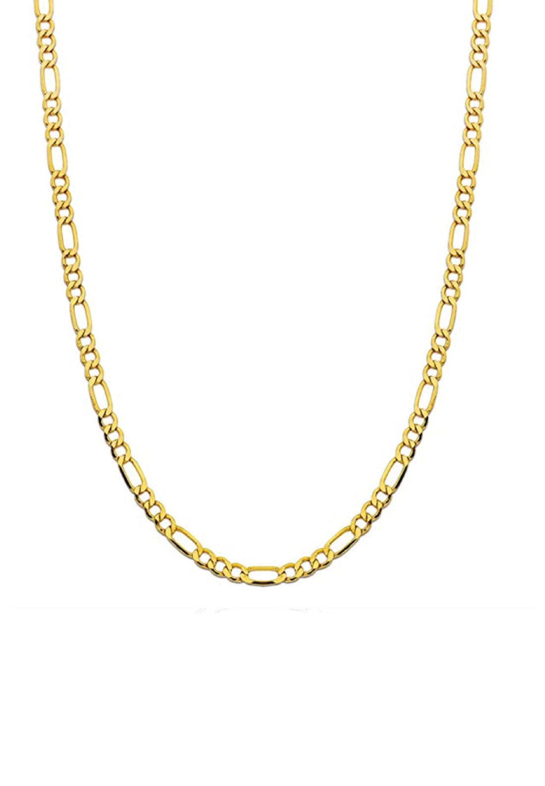 Stephen Oliver 18K Gold Plated Chain Figaro Link Necklace