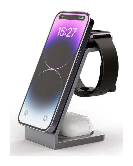 TODO 3 in 1 Wireless Phone Charger 18W Fast Charge Earphone Watch Magnetic Charge