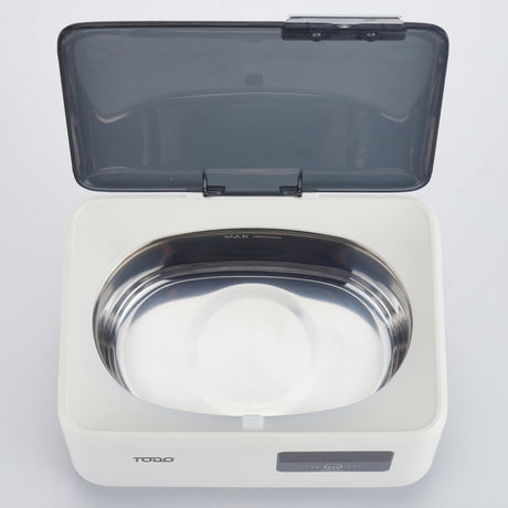 TODO Ultrasonic Cleaner Sonic Wave Jewellery Cleaner Blue LED 600ml Stainless Steel Tank 3min Cycle