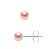 Earrings Freshwater Pearl Pink Sterling Silver