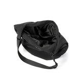 BAMEI Water-Resistant Nylon Crescent Crossbody Bag - Black