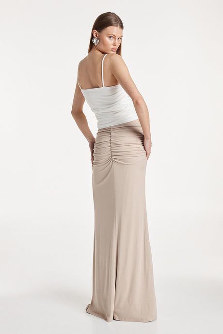 Madison The Label Scarlett Maxi Skirt - Oat