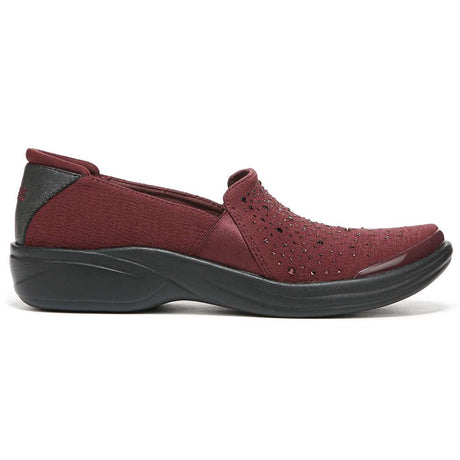 Bzees Poppyseed Slip-On - Windsor Red Rhinestone