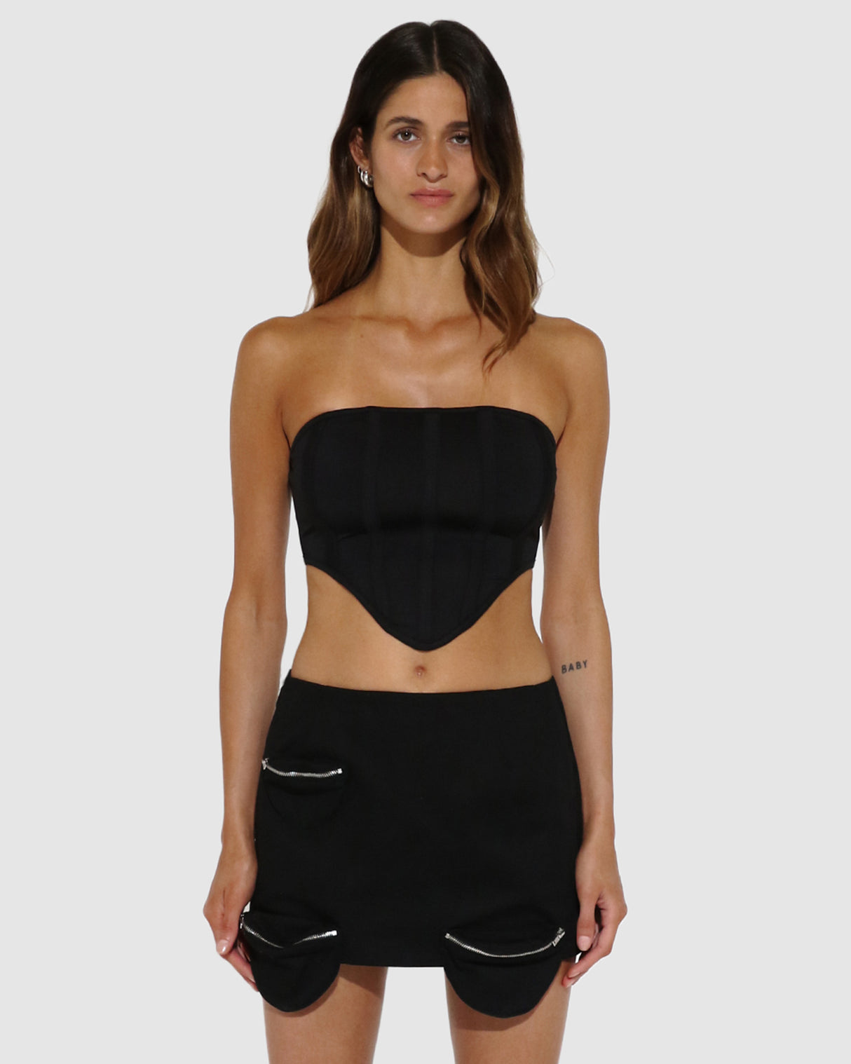 BY.DYLN Cassidy Corset - Black