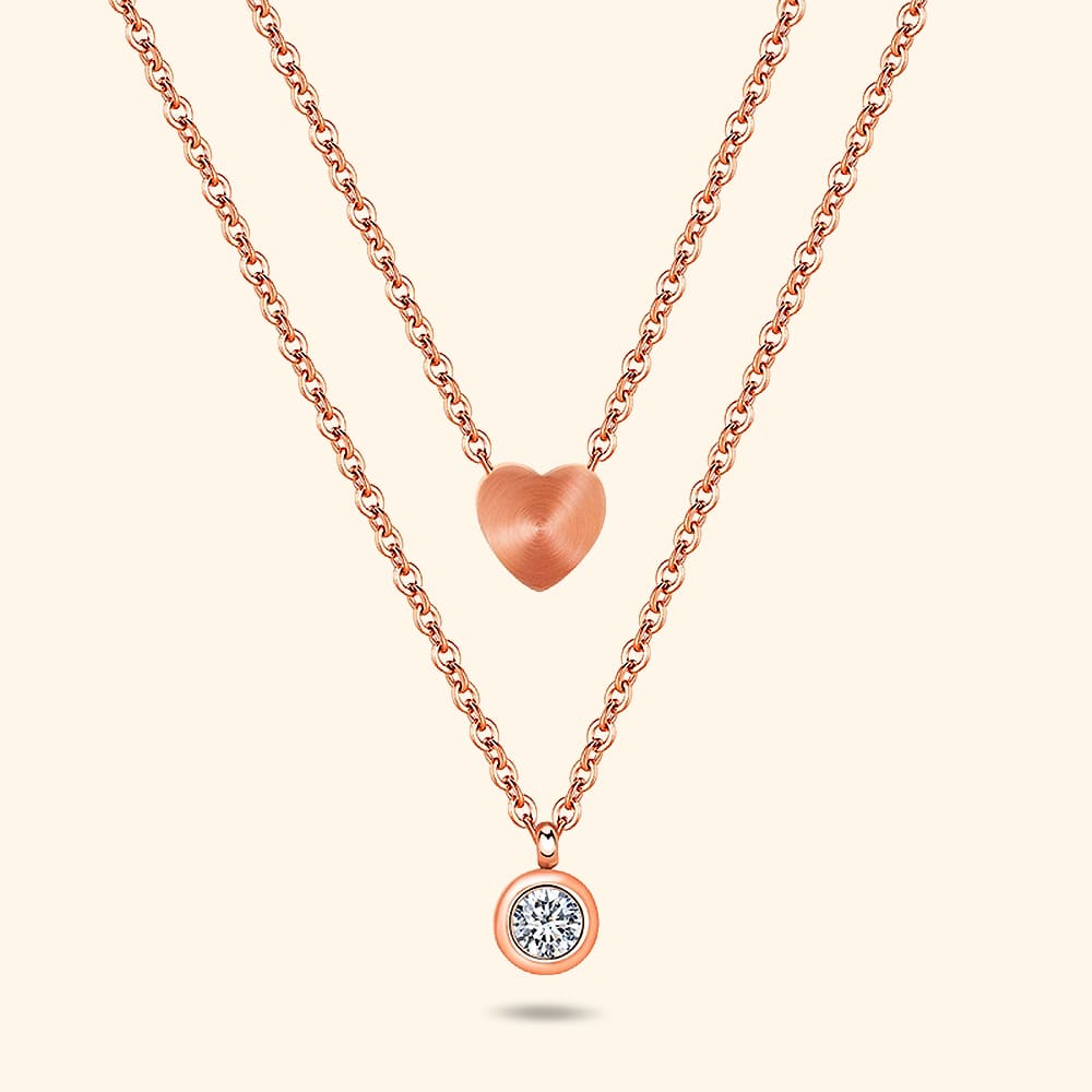 Bullion Gold Love Spark Short Necklace