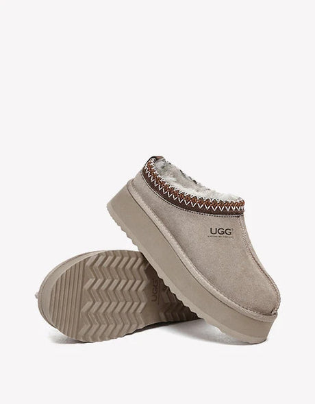Ventus Cow Suede Platform in Brown