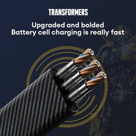 Transformers 4 in 1 65W Fast Charge 65W Data Cable USB Type-C