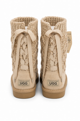 Australian Leather Ugg Knitted Nicole - Natural - AU4