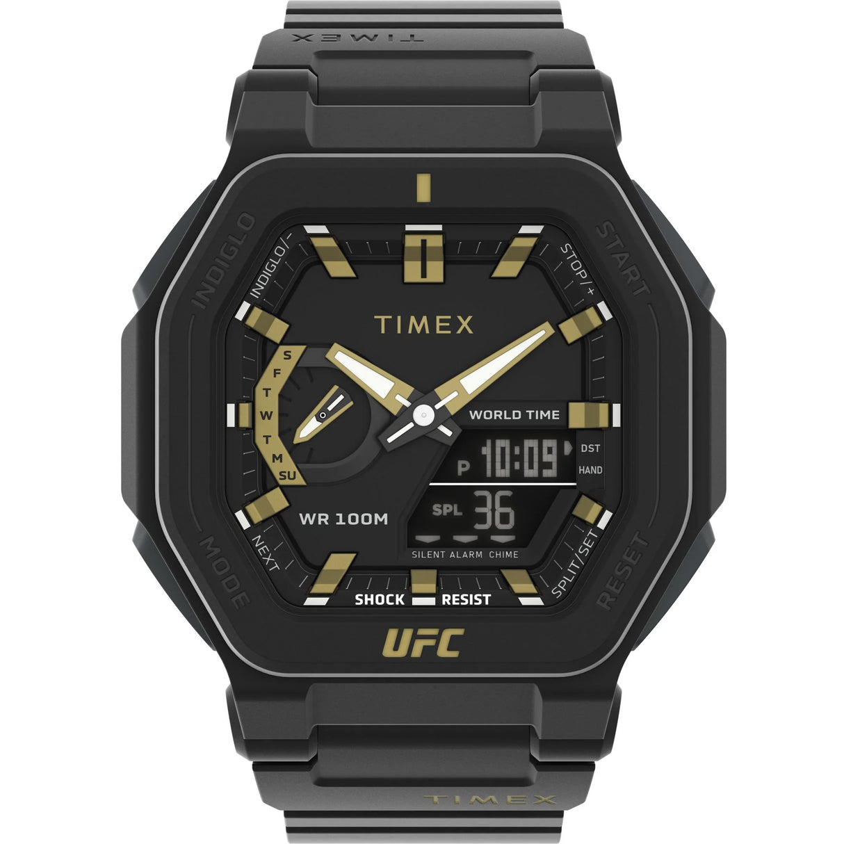 Timex UFC Colossus Black & Gold Tone