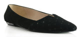 Bosccolo Womens Ballerina - Black Suede