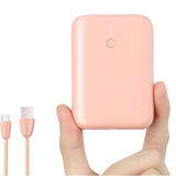 MOVE SPEED Mini Cute Charger Power Bank 10000mAh 22.5W - Pink