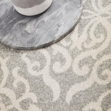 Chrome Lydia Silver Rug