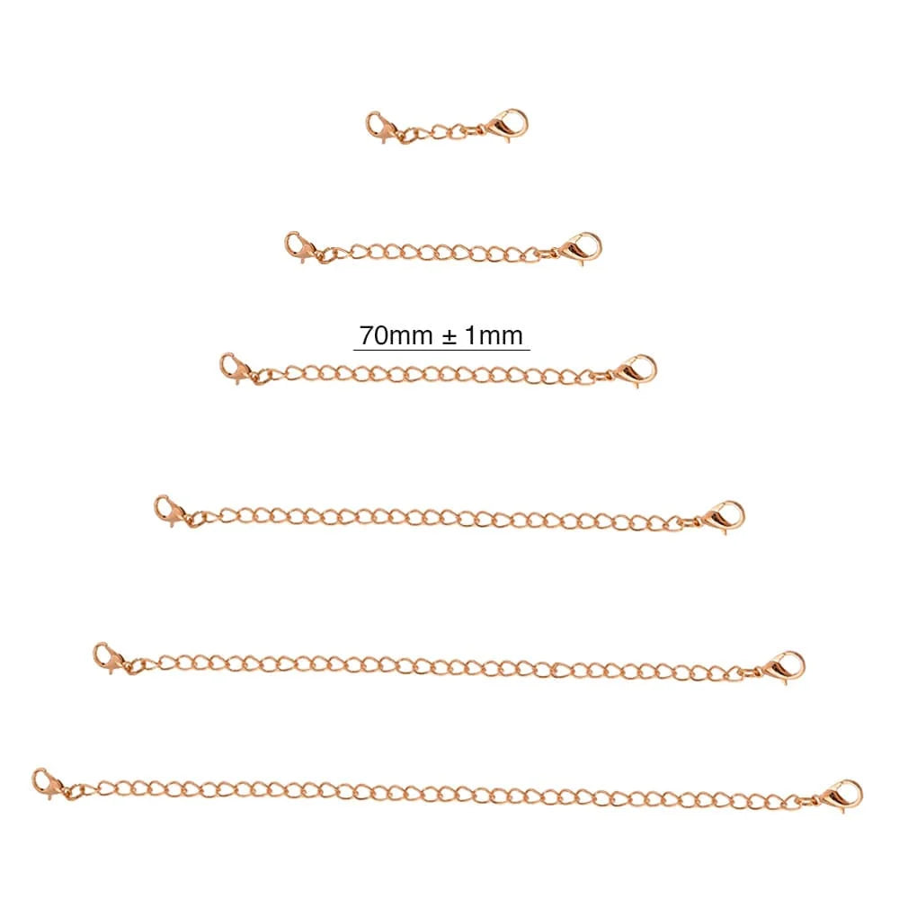 Obsession Necklace Extender Encased in 18k Rose Gold