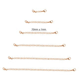 Obsession Necklace Extender Encased in 18k Rose Gold