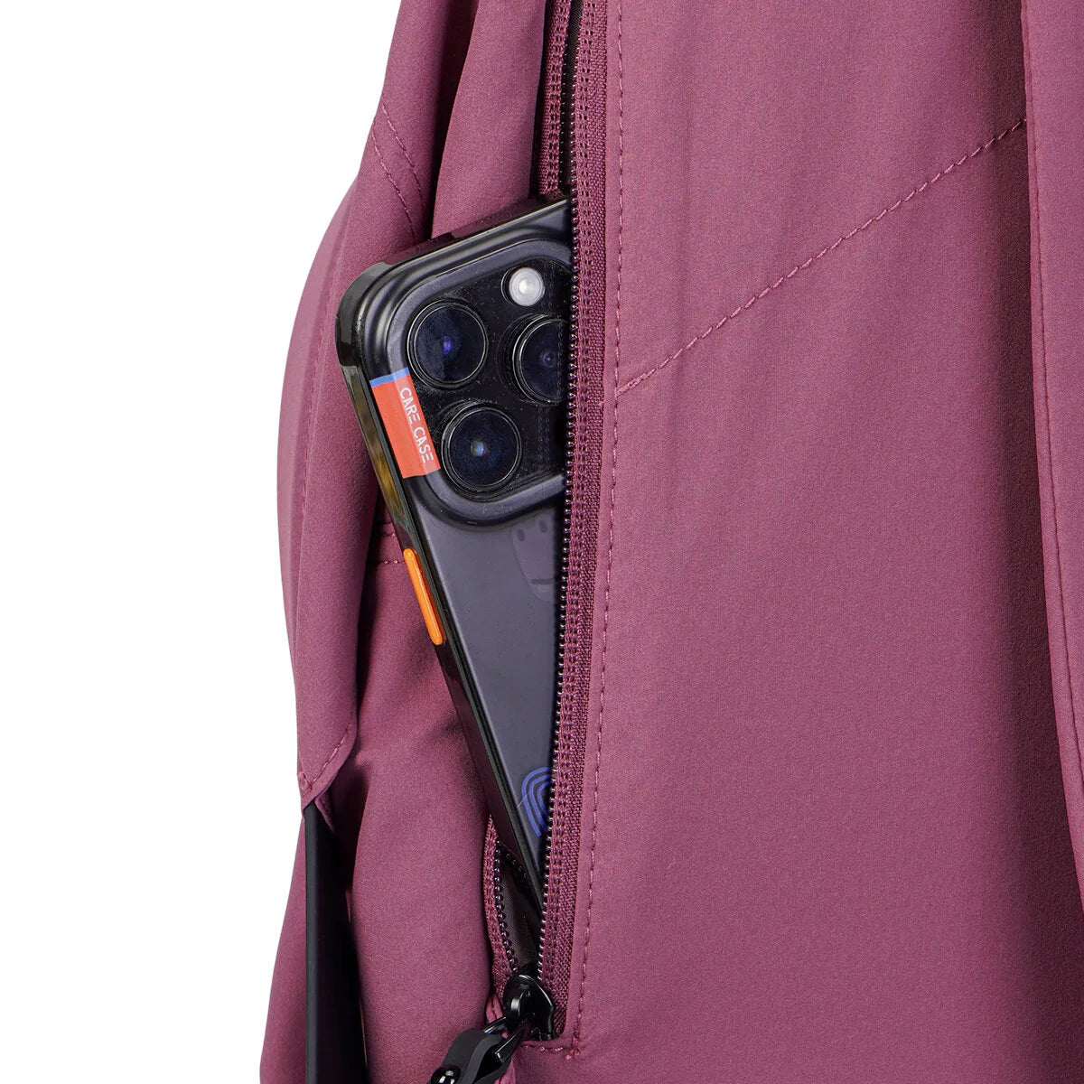 BAMEI Ultra-Lightweight Waffle Fabric Backpack - Mulberry