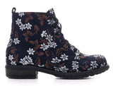 Bosccolo Womens Boots - Brown White Flower