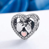 Solid 925 Sterling Silver Pinky Promise Pandora Inspired Charm