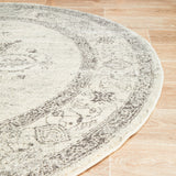Century 977 Silver Round Rug