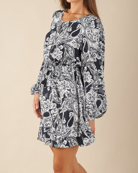Amelius Halena Boho Paisley Dress - Multi