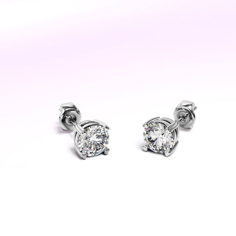 Boxed of Krystal Couture Mineral Glass Watch & Earrings Embellished with Crystals from SWAROVSKI® Set in White Gold