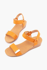 Silver Lining Utica Plain Arancio Pebble